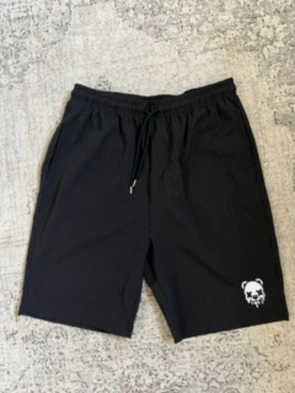 🧡3/15 Public Record Black Striped Shorts M